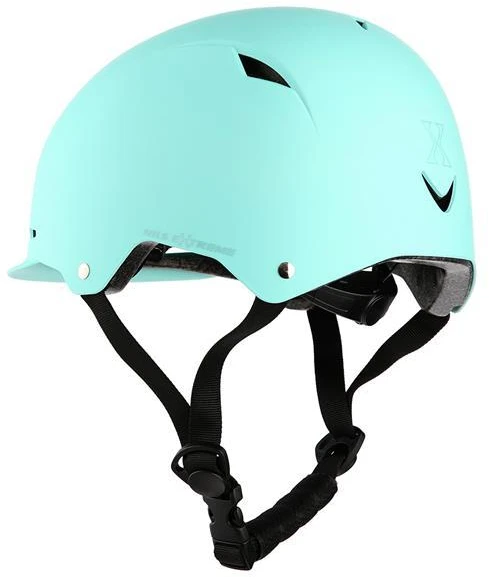 MTW02 ŠVIESIAI MĖLYNAS DYDIS. XS (48-54cm) NILS EXTREME šalmas