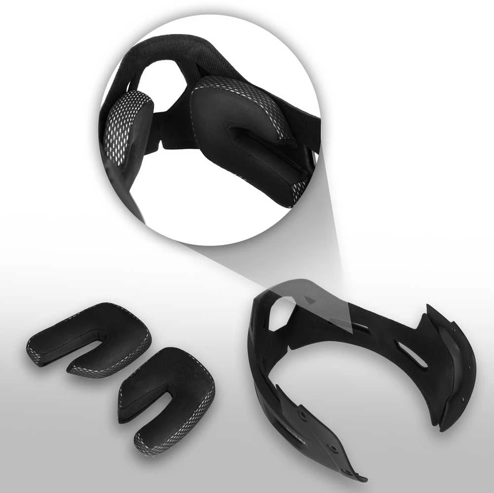 MTW101 Juodas UŽDARAS ŠALMAS M (56-58CM) NILS EXTREME