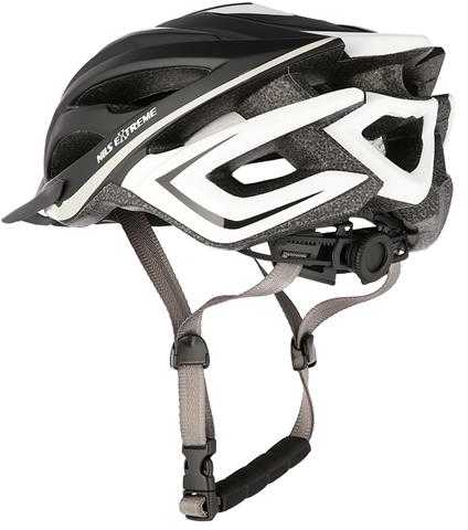 MTW202 Juodas Baltas DYDIS. S (48-53cm) NILS EXTREME šalmas