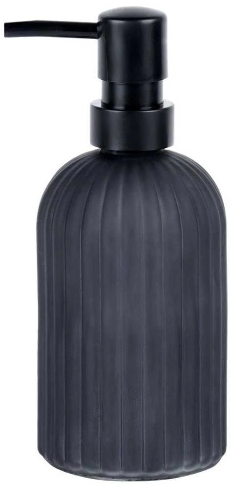 Muilo dozatoriaus stiklas juodas 400 ml