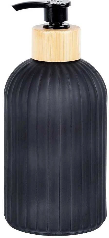 Muilo dozatoriaus stiklas juodas 400 ml
