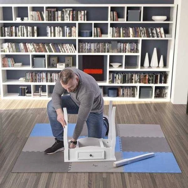 Blue MULTIPACK Mėlynas-Pilkas 9 ELEMENTS 10MM ONE FITNESS MP10 DĖLĖS KILMĖ
