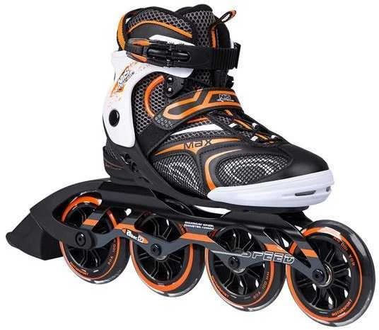 NA1060 S JUODOS IR ORANŽINĖS DYDIS. 41 NILS EXTREME INLINE RIUDŽIAI