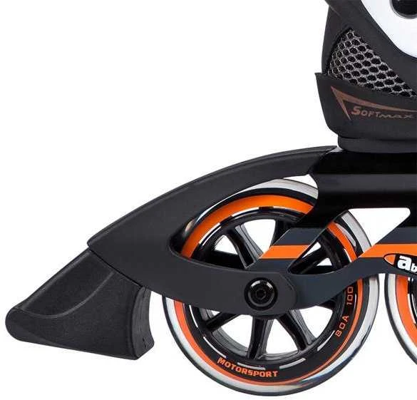 NA1060 S JUODOS IR ORANŽINĖS DYDIS. 41 NILS EXTREME INLINE RIUDŽIAI