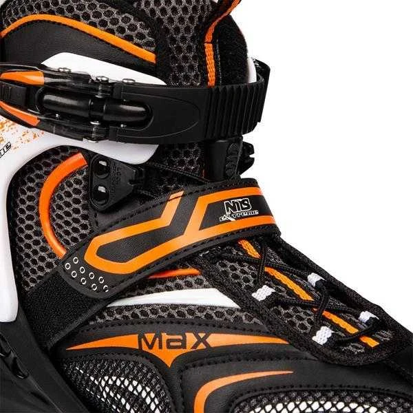NA1060 S JUODOS IR ORANŽINĖS DYDIS. 41 NILS EXTREME INLINE RIUDŽIAI