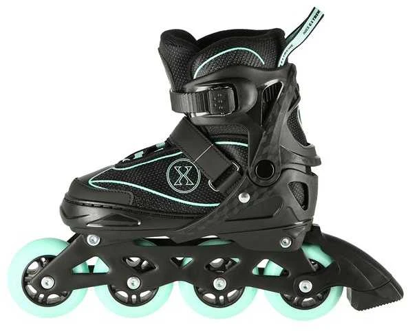 NA11008 Juodas-MINT DYDIS. L (39-42) NILS EXTREME INLINE pačiūžos