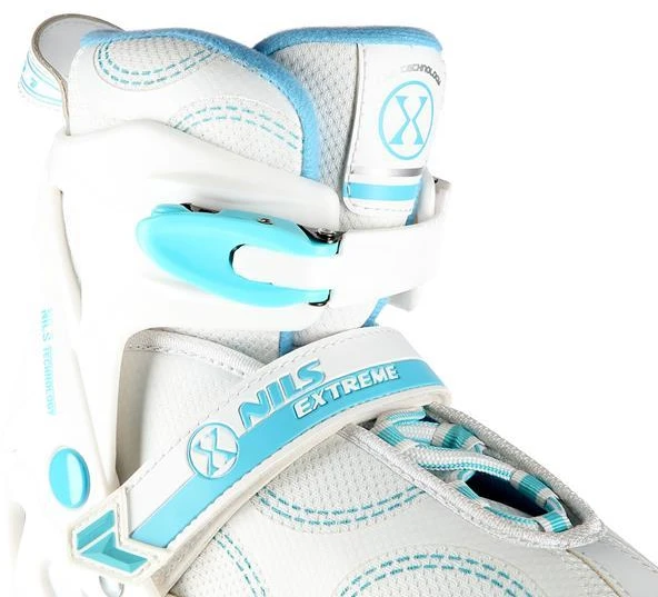 NA11201 Baltas DYDIS. L (39-42) NILS EXTREME INLINE pačiūžos