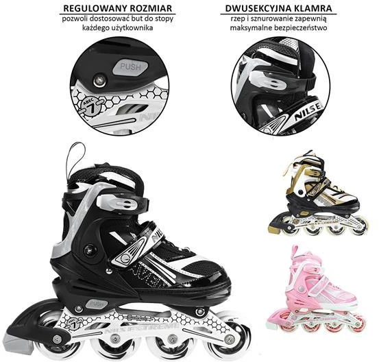 NA1123 A JUODOS DYDIS S (31-34) NILS EXTREME RIEDUKAI