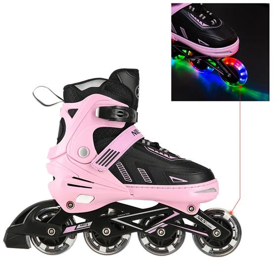 NA11230A ROŽINIAI LED DYDŽIAI XL (43-45) NILS EXTREME RIEDUKAI