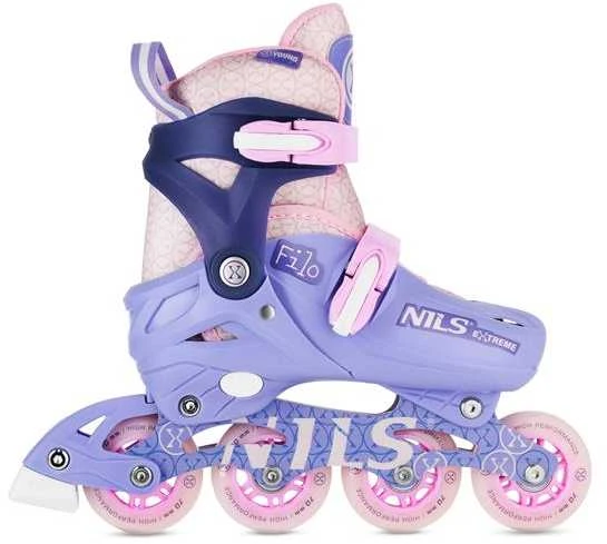 NA13102 FILO INLINE pačiūžos, PURPURA, DYDIS. S(30-33) NILS EXTREME