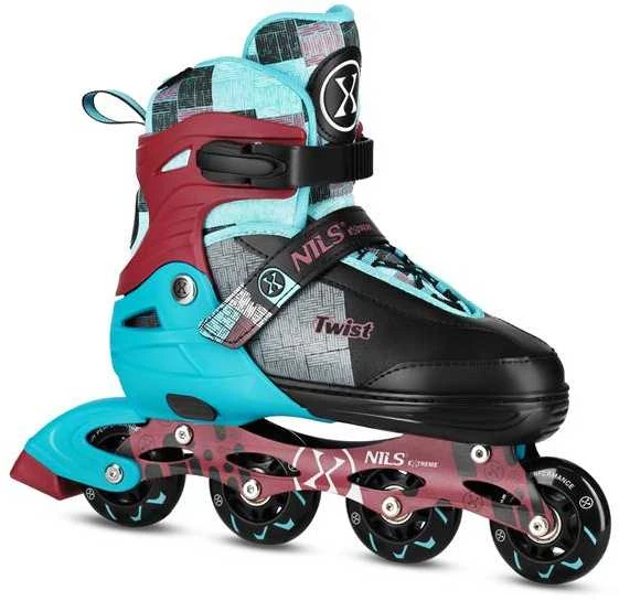 NA13810 TWIST INLINE pačiūžos, MĖLYNAS DYDIS. L(39-42) NILS EXTREME