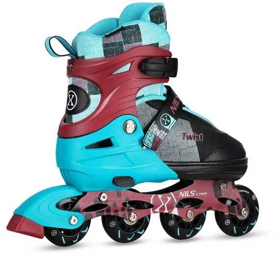 NA13810 TWIST INLINE pačiūžos, MĖLYNAS DYDIS. L(39-42) NILS EXTREME