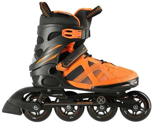 NA14112 JUODAI ORANŽINIS DYDIS. 39 NILS EXTREME INLINE RIUDŽIAI