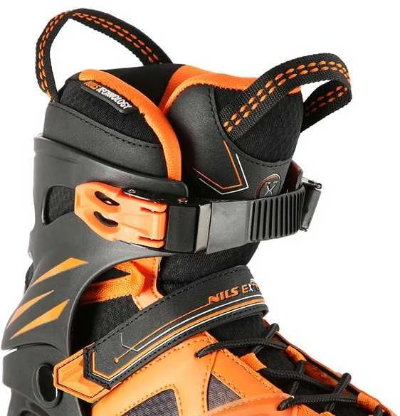 NA14112 JUODAI ORANŽINIS DYDIS. 40 NILS EXTREME INLINE pačiūžos