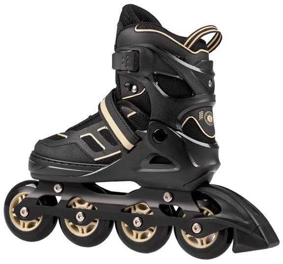 NA14174 JUODOS IR SEMĖS spalvos DYDIS. L (39-42) NILS EXTREME INLINE pačiūžos