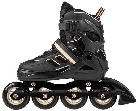 NA14174 JUODOS IR SEMĖS spalvos DYDIS. L (39-42) NILS EXTREME INLINE pačiūžos