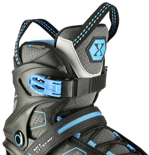 NA14217 Juodas-MĖLYNAS DYDIS. 39 NILS EXTREME INLINE RIUDŽIAI
