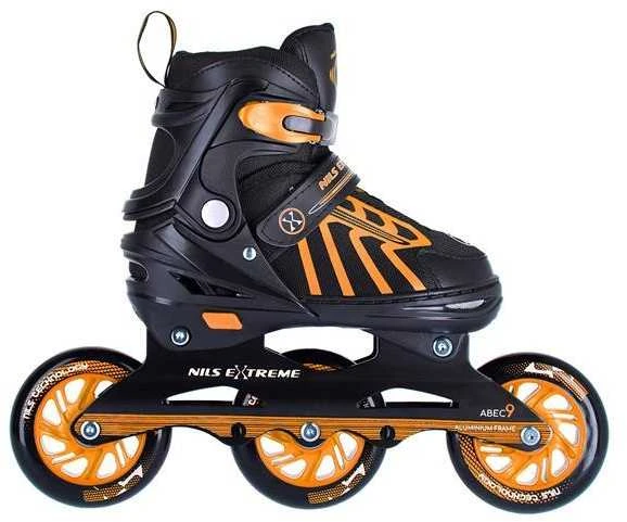 NA18812 ORANŽINIS DYDIS. S (29-33) NILS EXTREME INLINE pačiūžos