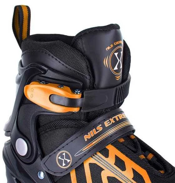 NA18812 ORANŽINIS DYDIS. S (29-33) NILS EXTREME INLINE pačiūžos
