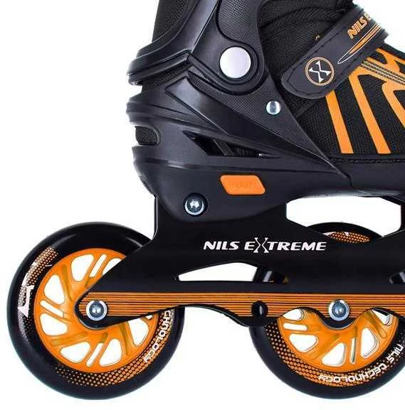 NA18812 ORANŽINIS DYDIS. S (29-33) NILS EXTREME INLINE pačiūžos