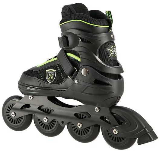 NA19088 JUODAI ŽALIAI DYDIS. L (39-42) NILS EXTREME INLINE pačiūžos