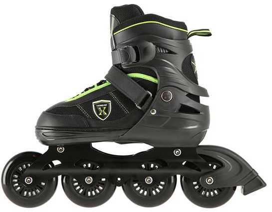NA19088 JUODAI ŽALIAI DYDIS. L (39-42) NILS EXTREME INLINE pačiūžos