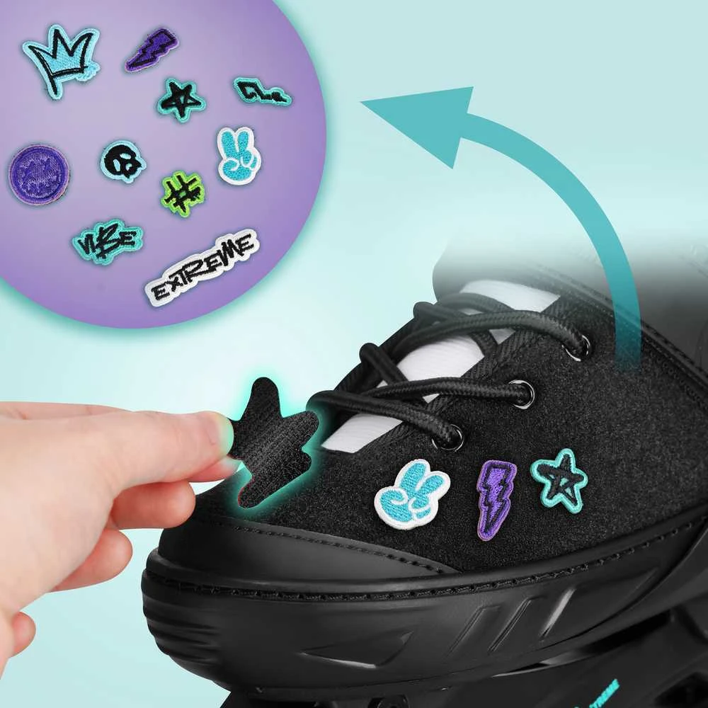 NA2053A VIBE turkio spalvos riedučiai, S dydis (33-36), NILS EXTREME
