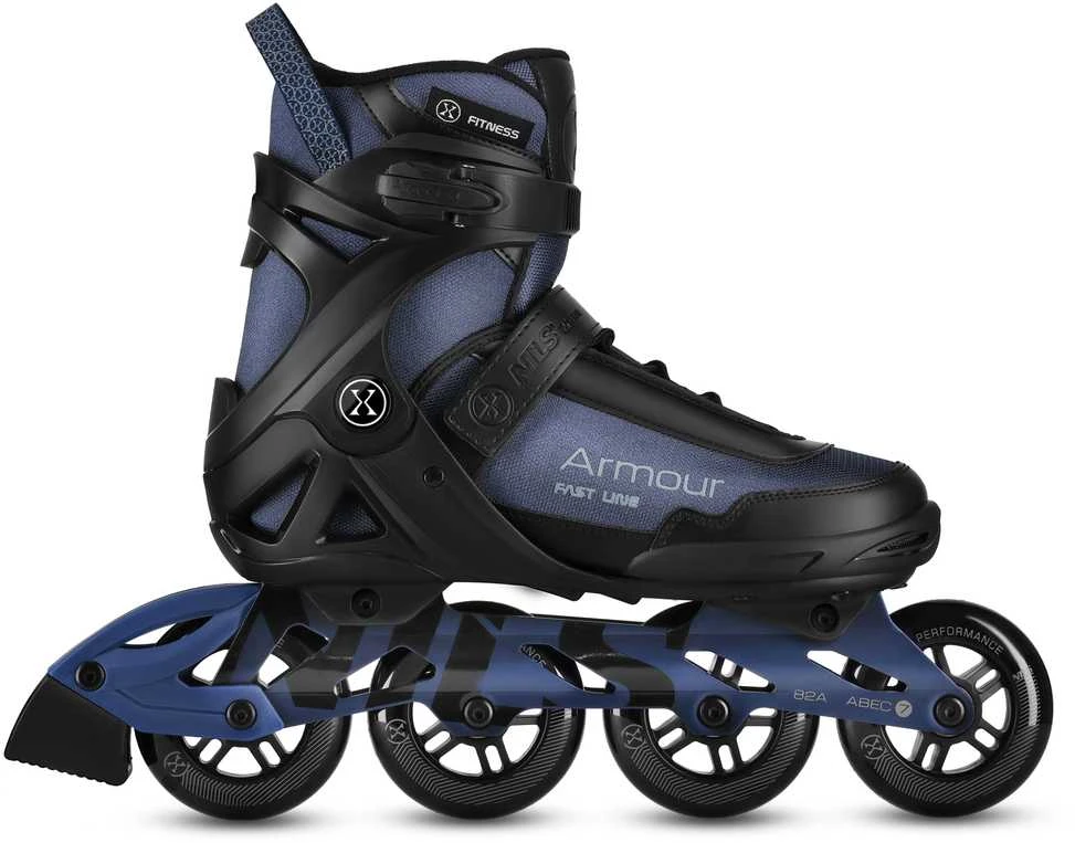 NA22151 ARMOUR tamsiai mėlyni riedučiai, 42 dydis, NILS EXTREME