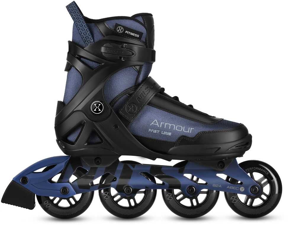 NA22151 ARMOUR tamsiai mėlynos spalvos riedučiai, 40 dydis, NILS EXTREME