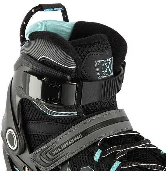 NA9157 JUODOS IR MĖTINĖS DYDŽIO. 40 NILS EXTREME INLINE pačiūžos
