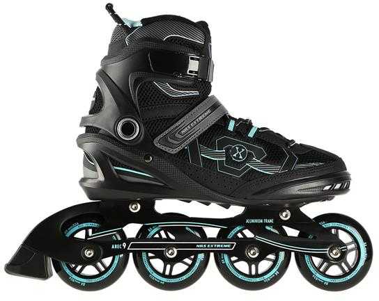 NA9157 JUODOS IR MĖTINĖS DYDŽIO. 40 NILS EXTREME INLINE pačiūžos