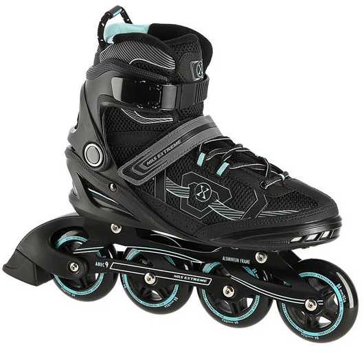 NA9157 JUODOS IR MĖTINĖS DYDŽIO. 40 NILS EXTREME INLINE pačiūžos