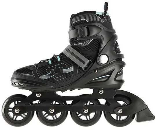 NA9157 JUODOS IR MĖTINĖS DYDŽIO. 40 NILS EXTREME INLINE pačiūžos