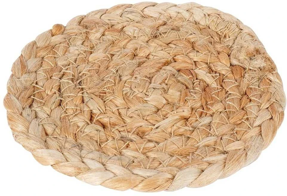 Natūralūs puodelių padėkliukai 10 cm 4 vnt.
