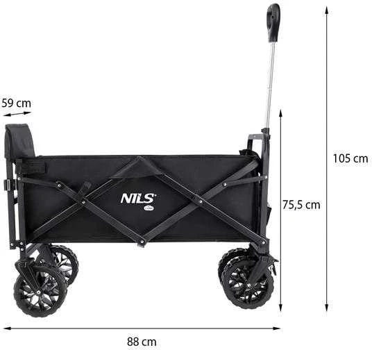NC1608 Juodas CARRY 160L NILS CAMP