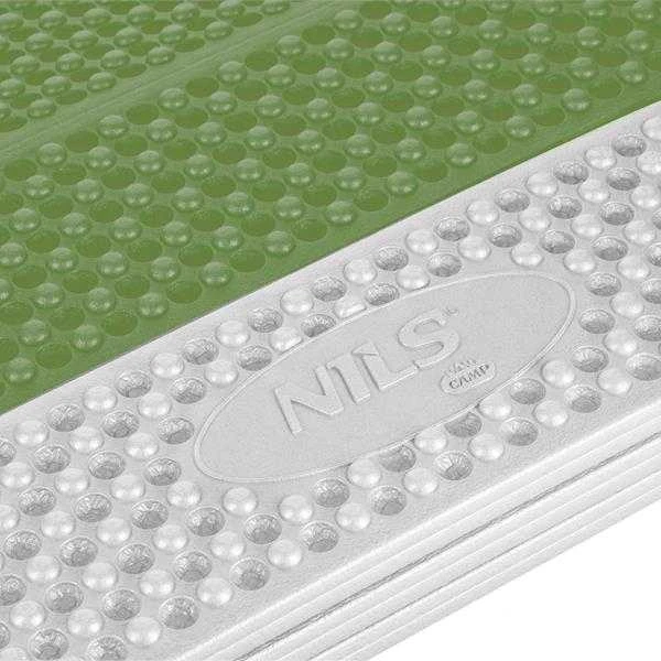 NC17103 SULANKSTAMAS TURISTINIS MIEGIMO KILIMAS SU ALIUMINIU PAPILDYMU + XPE 195 CM Žalias NILS CAMP