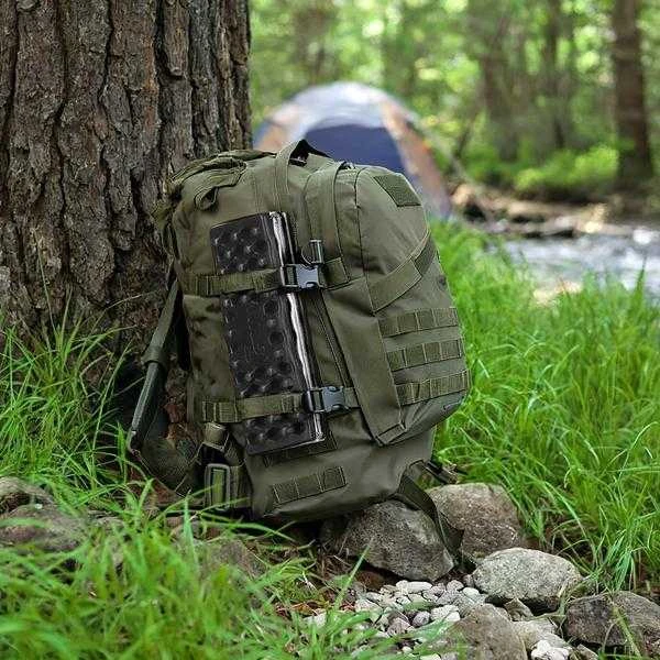 NC17105 STOVYKLĖS KILIMAS SĖDIMUI SU ALIUMINIU MINŠTU + IXPE 40 CM Juodas NILS CAMP