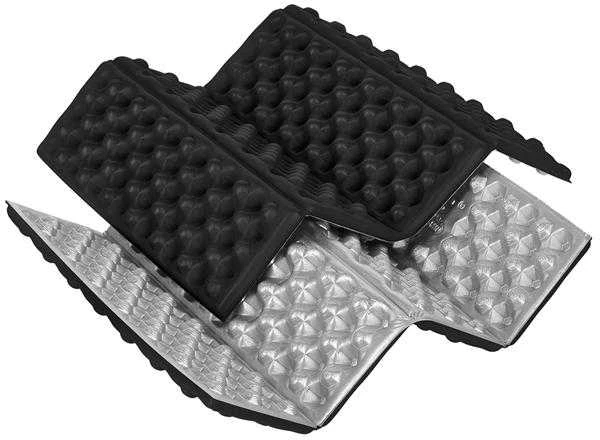 NC17105 STOVYKLĖS KILIMAS SĖDIMUI SU ALIUMINIU MINŠTU + IXPE 40 CM Juodas NILS CAMP