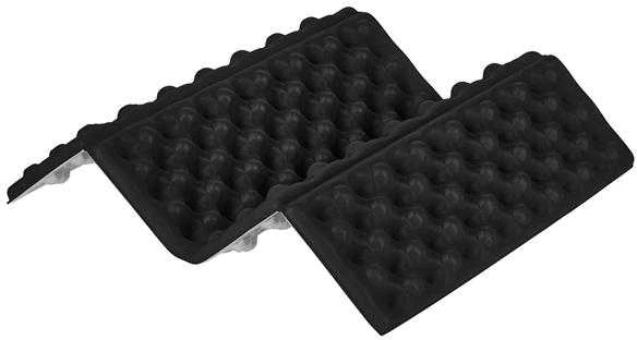 NC17105 STOVYKLĖS KILIMAS SĖDIMUI SU ALIUMINIU MINŠTU + IXPE 40 CM Juodas NILS CAMP