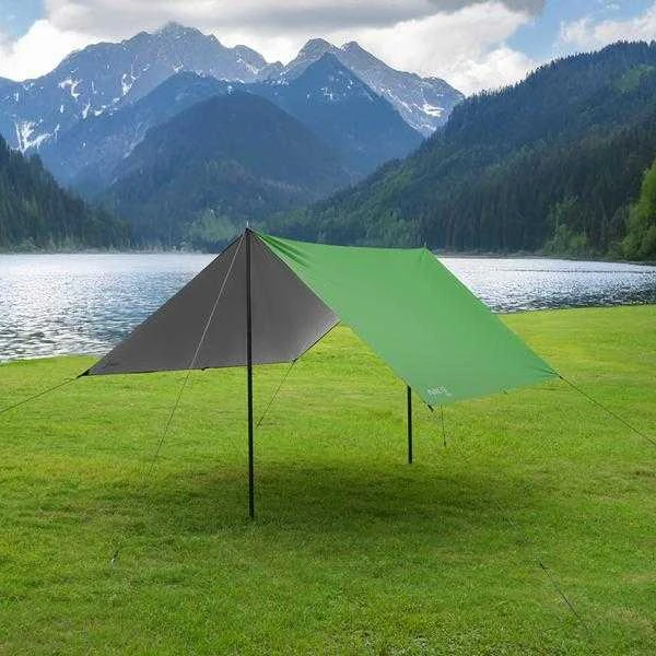 NC17107 TARP KEMPINGO AUDA 300X300 CM Žalias NILS CAMP