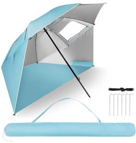 NC17114 SKĖTIS/PAPLŪDŽIO EKRANAS 2IN1 XXL 240 CM MĖLYNAS NILS