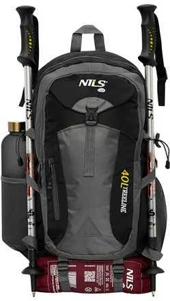 NC1733 TOURIST BACKPACK Juodas TREELINE 40L NILS CAMP