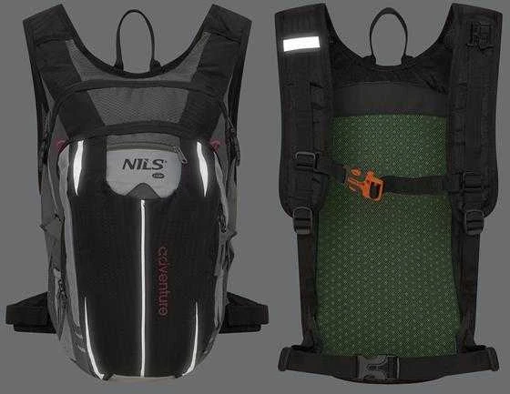 NC1766 Juodas ADVENTURE BACKPACK 25L NILS CAMP