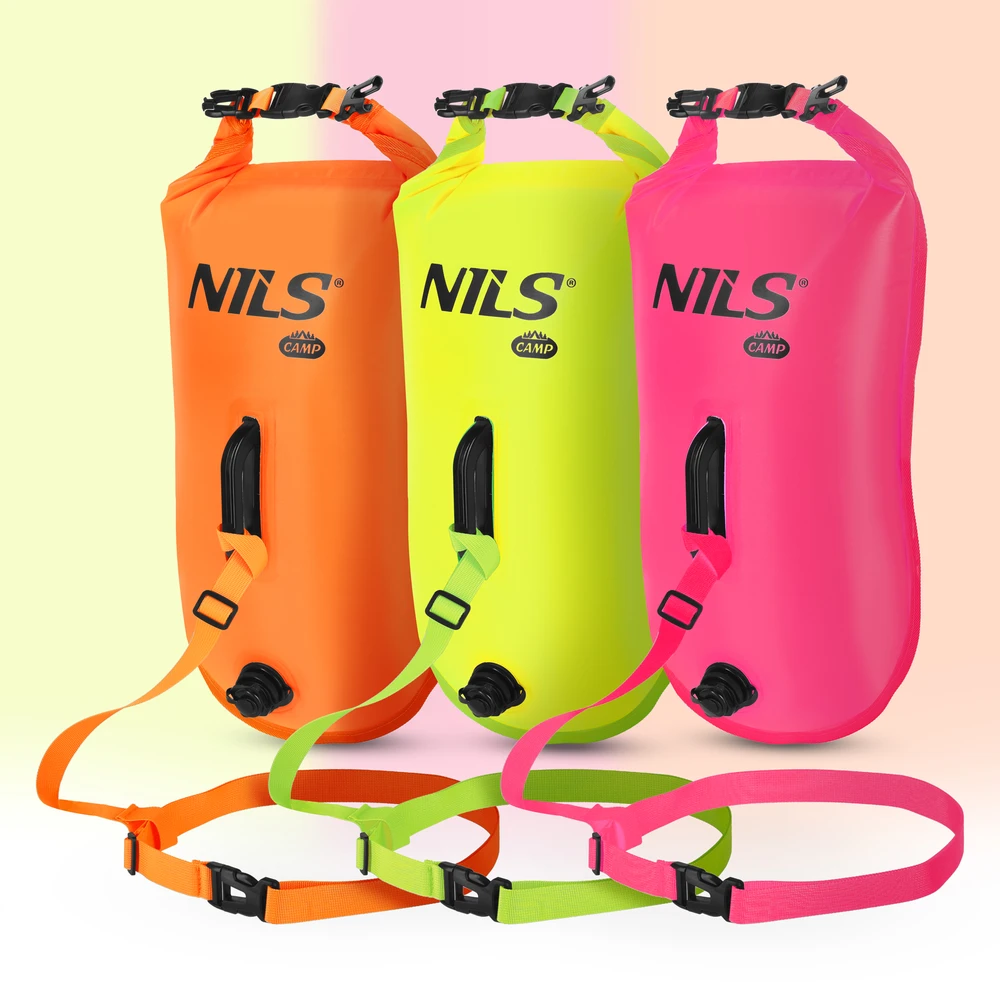 NC1772 Pripučiamas plaukimo plūduras 28 l oranžinis Nils Camp