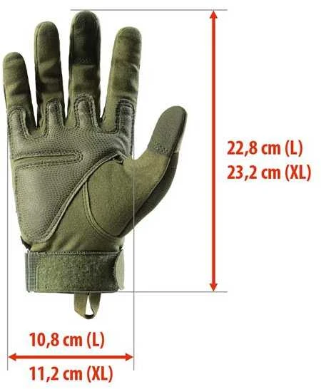 NC1798 TAKTINĖS PIRŠTINĖS Žalias XL NILS CAMP