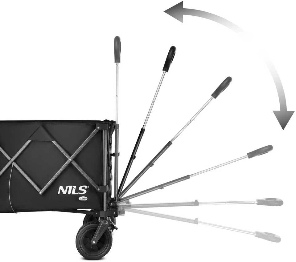 NC2604 Juodas XXL 180L NILS CAMP VEŽIMAS