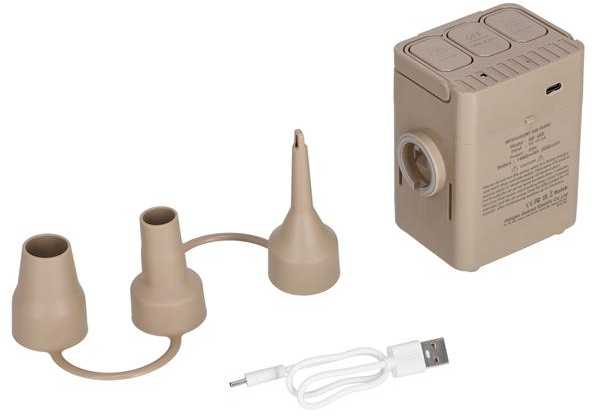 NC2808 DVIGUBAS KARALIAUS DYDŽIO ČIUŽINIS BEIGE + ELEKTRINIS SIurblys NILS CAMP