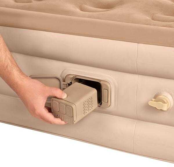 NC2808 DVIGUBAS KARALIAUS DYDŽIO ČIUŽINIS BEIGE + ELEKTRINIS SIurblys NILS CAMP