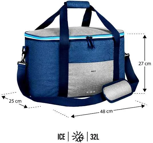 NC2903 THERMAL BAG MĖLYNAS 32L NILS