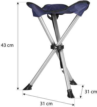 NC3008 Mėlynas TOURIST STOOL NILS CAMP